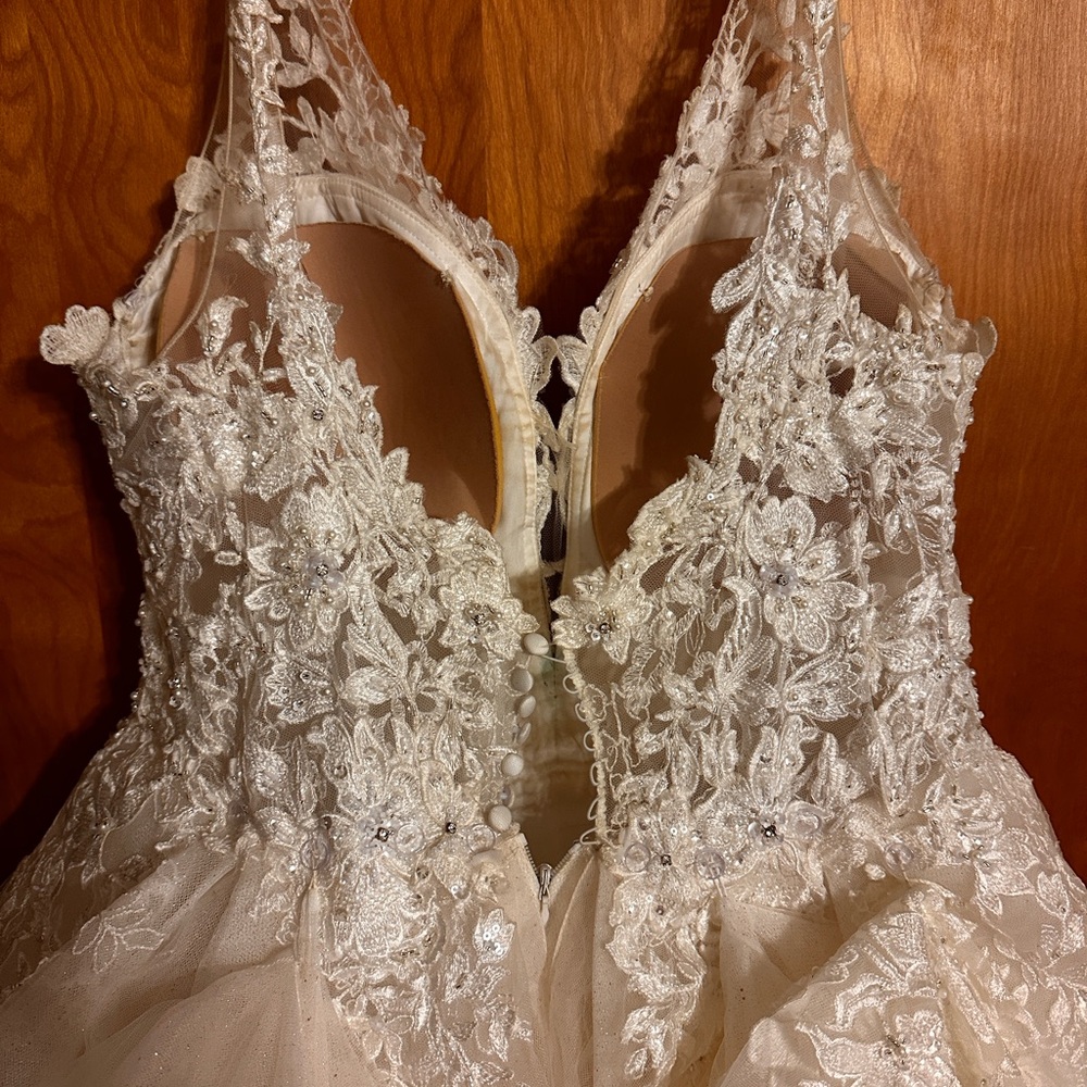 Elegant Lace Wedding Dress - Picture 7 of 10